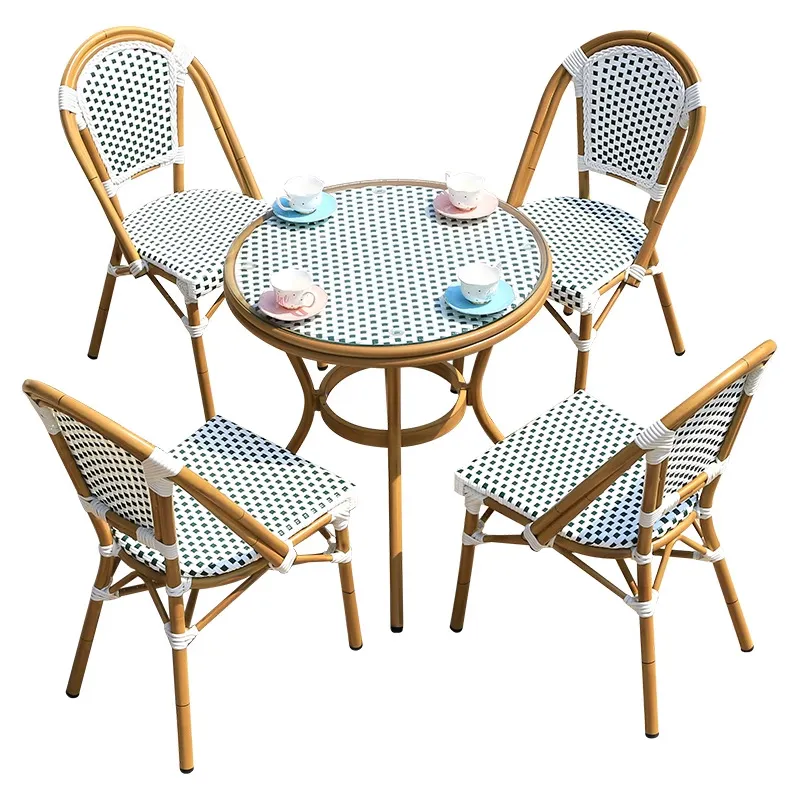 Outdoor Furniture Shop - Conjunto de Mesa y Sillas de