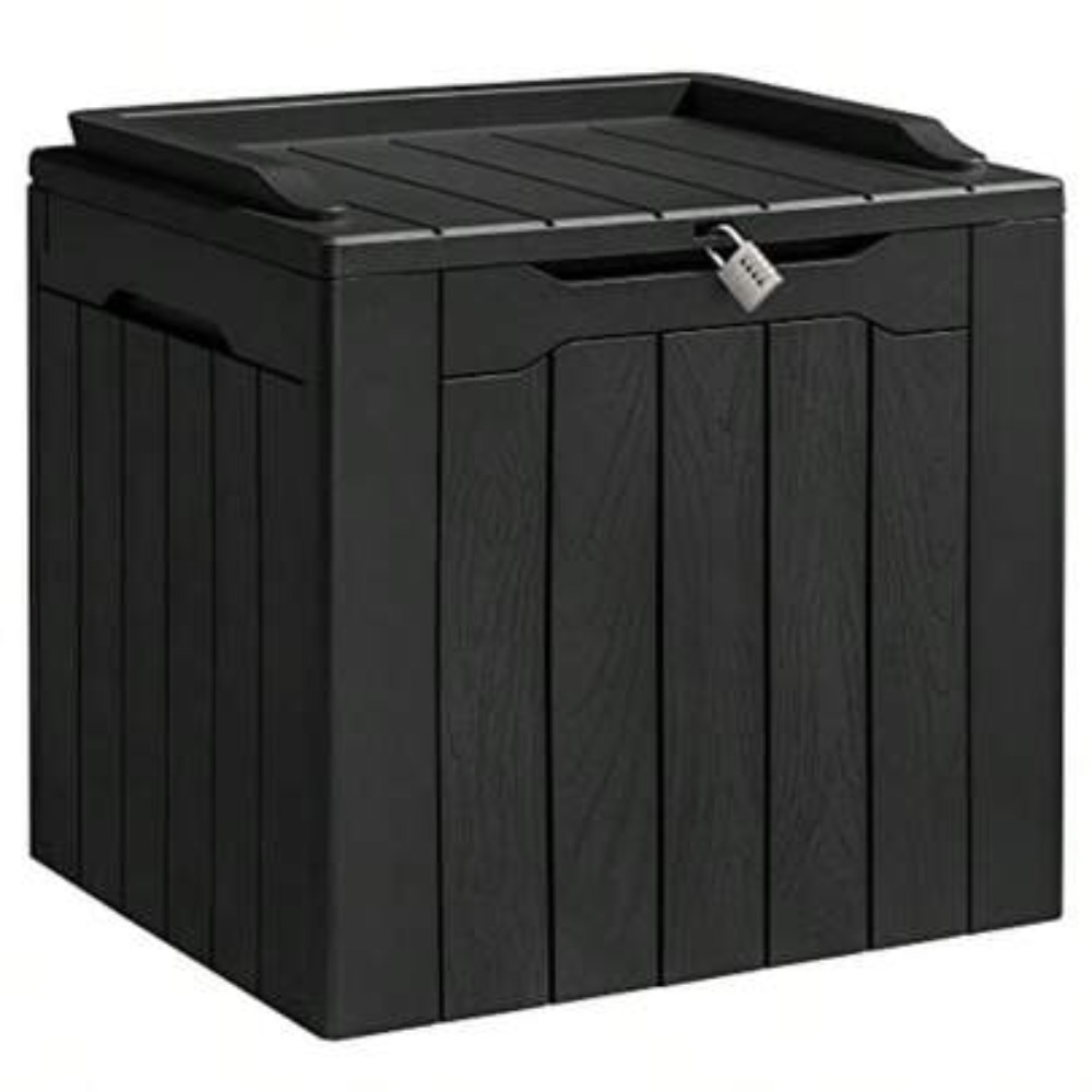 Outdoor Furniture With Storage For Cushions - Caja de almacenamiento de resina de