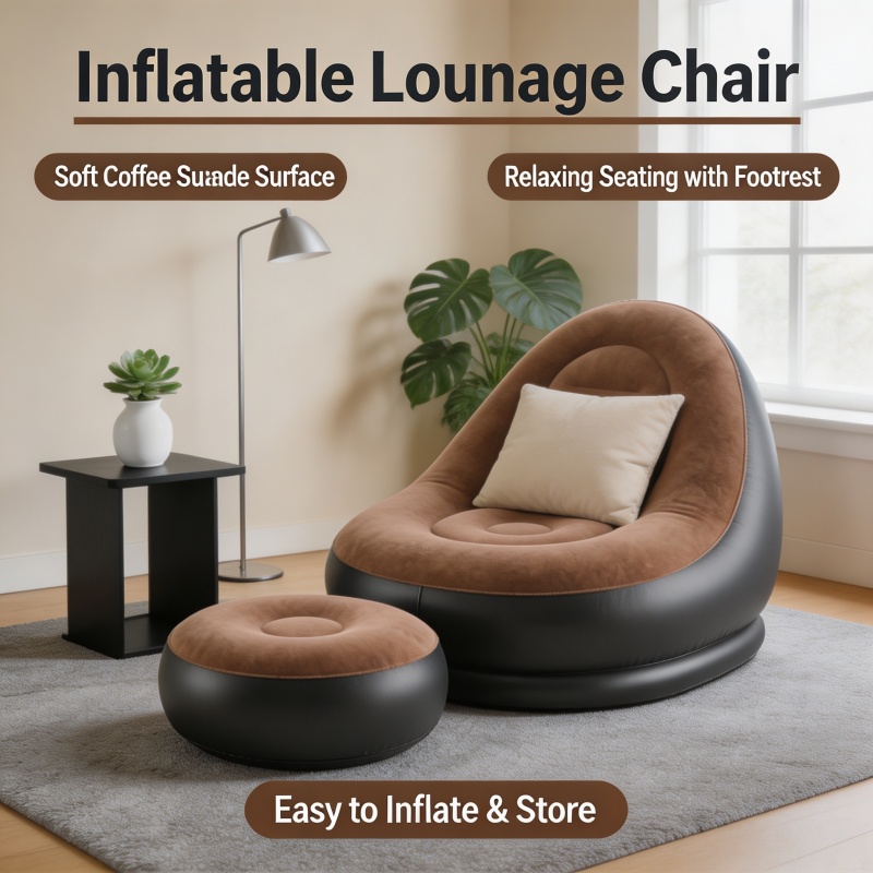 Outdoor Furniture European - Sofás Inflables Tipo Lazy Couch, Silla