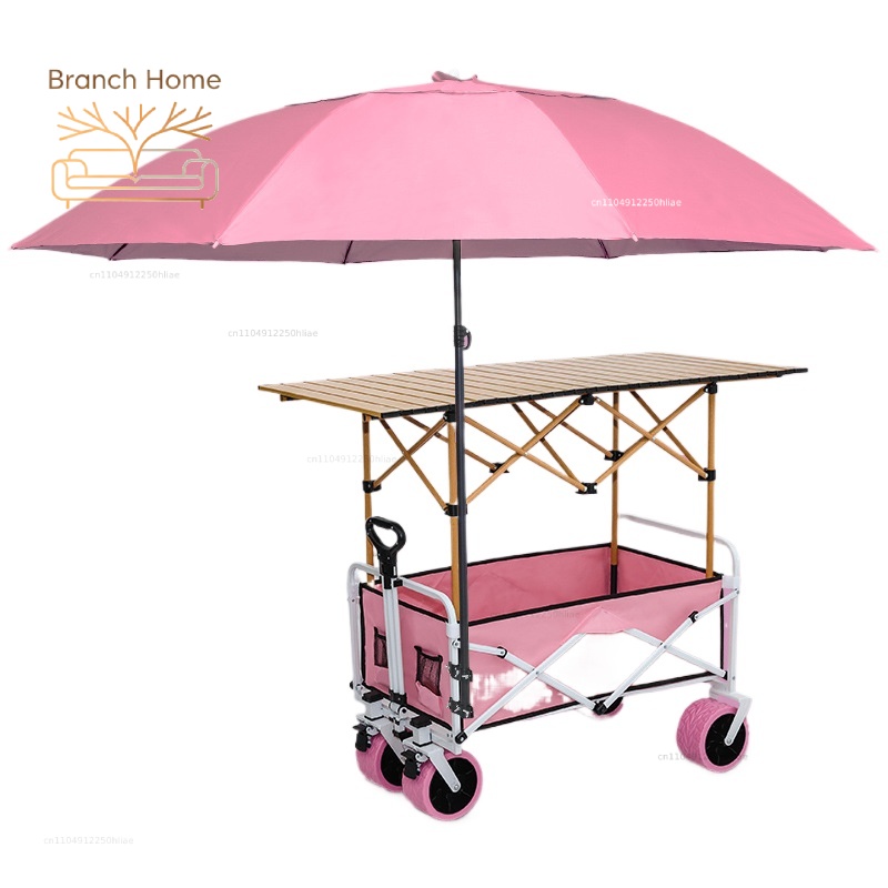 Outdoor Furniture Shop - Carrito de camping portátil con mesa