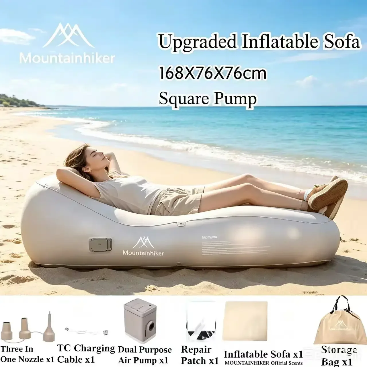 Outdoor Furniture Japanese Style - Nuevo Sofá Inflable para Exteriores, Silla
