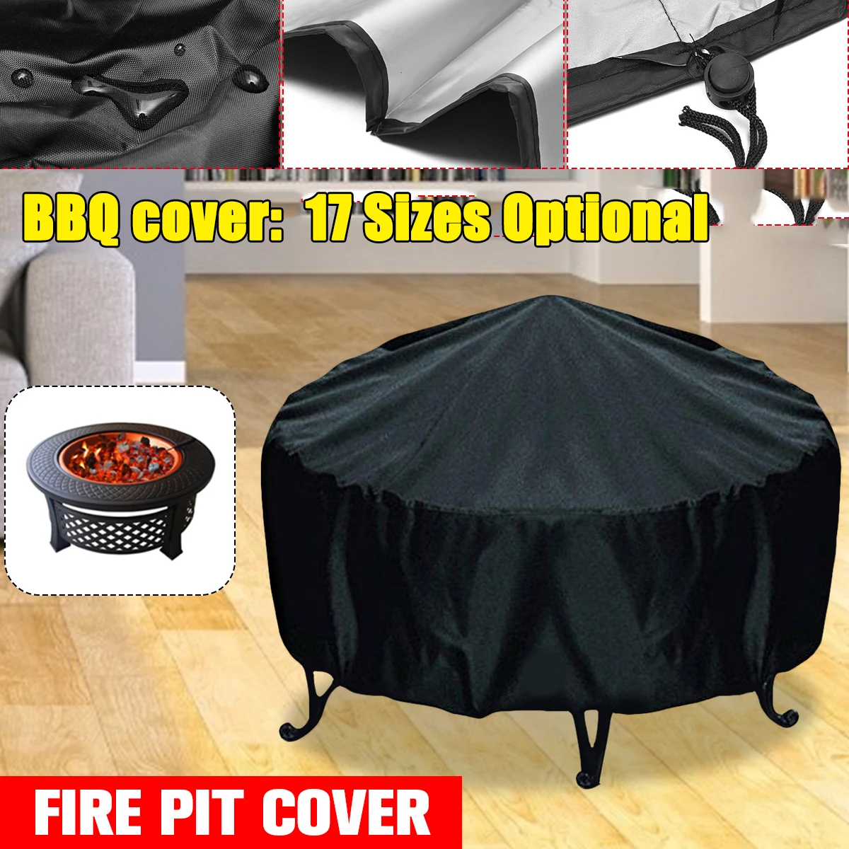 Outdoor Furniture And Fire Pit - Cubierta impermeable para fogones de Patio,