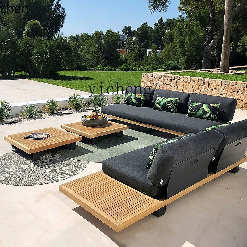 Outdoor Furniture Hotel - Sofá de teca para exteriores HYS,