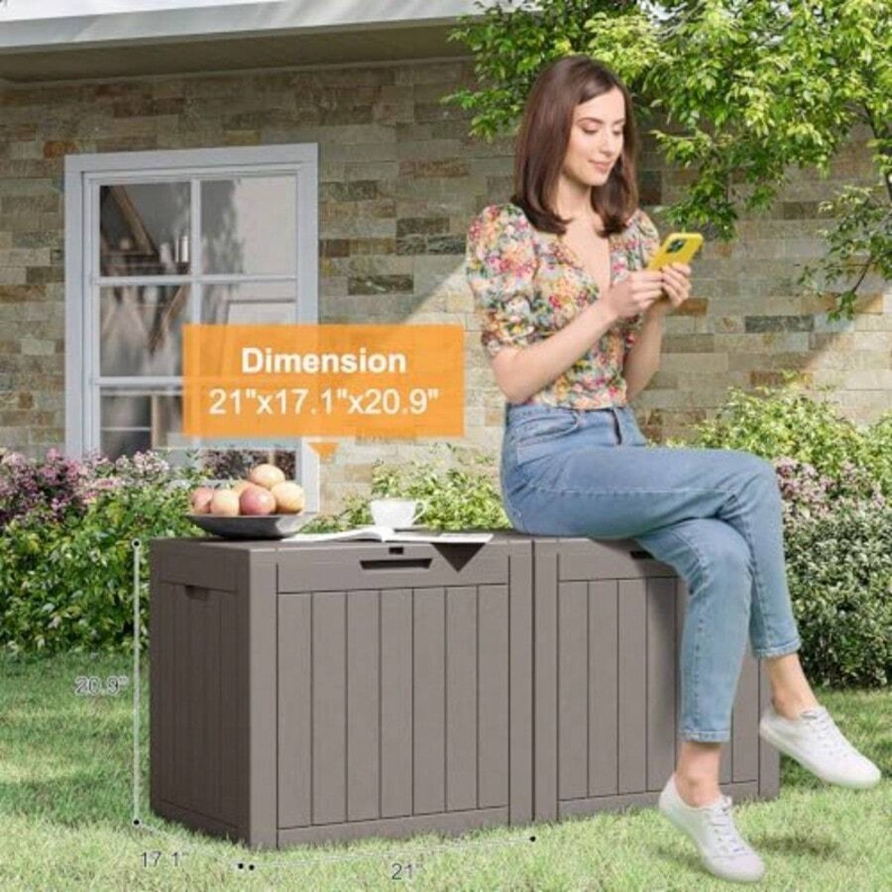 Caja de Almacenamiento Exterio - Outdoor Furniture With Storage For Cushions reseña y precio