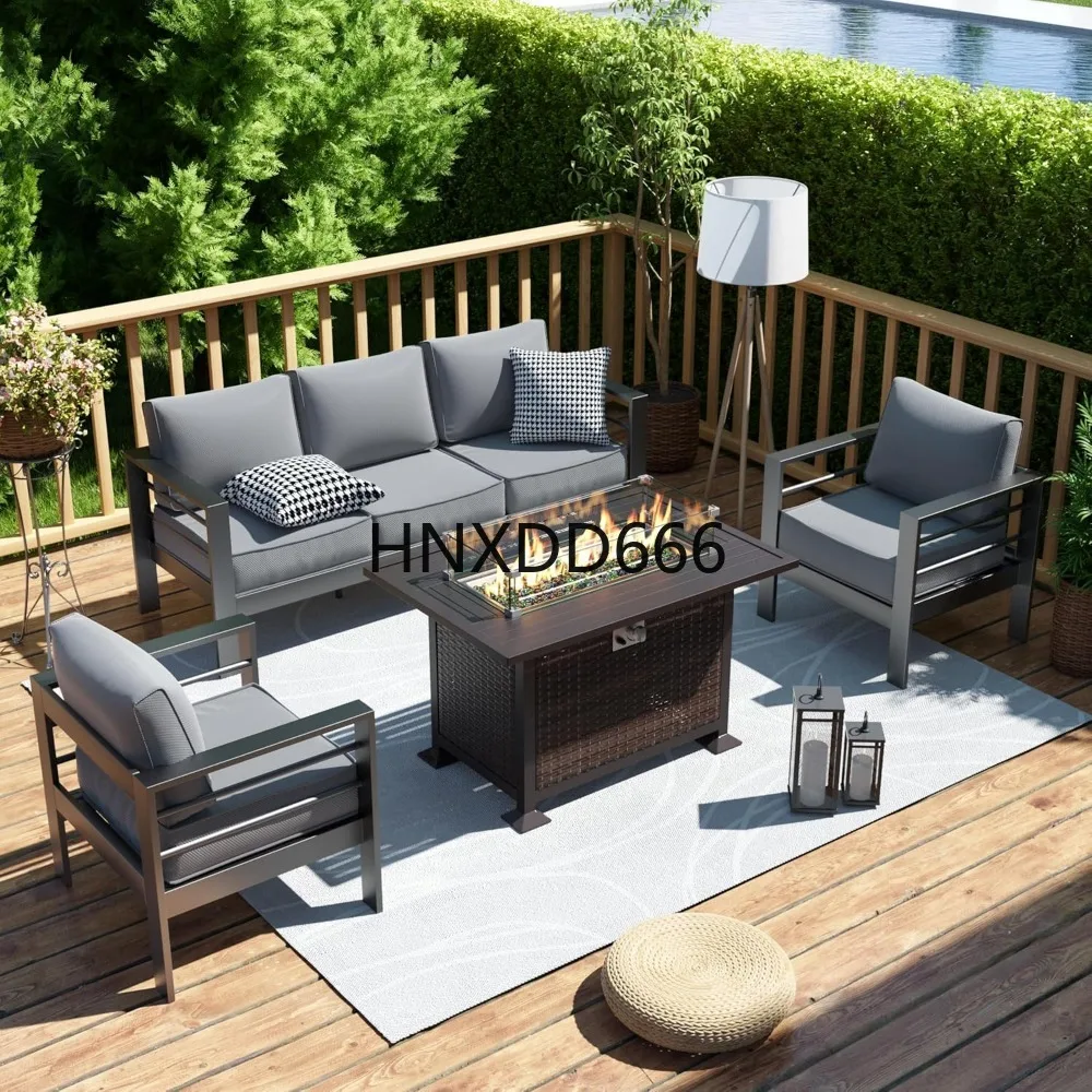 Conjunto de Muebles de Patio c - Outdoor Furniture Fire Pit Set reseña y precio