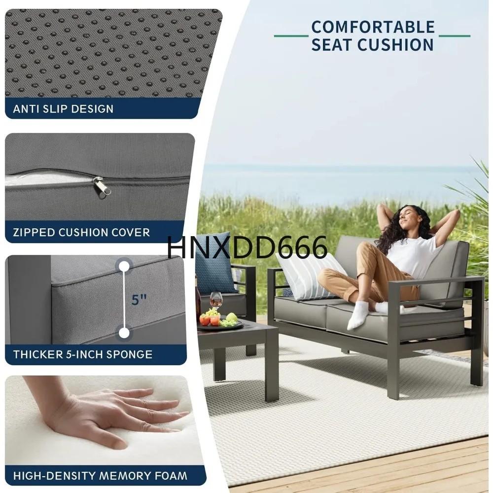 Conjunto de Muebles de Patio c - Outdoor Furniture Fire Pit Set reseña y precio