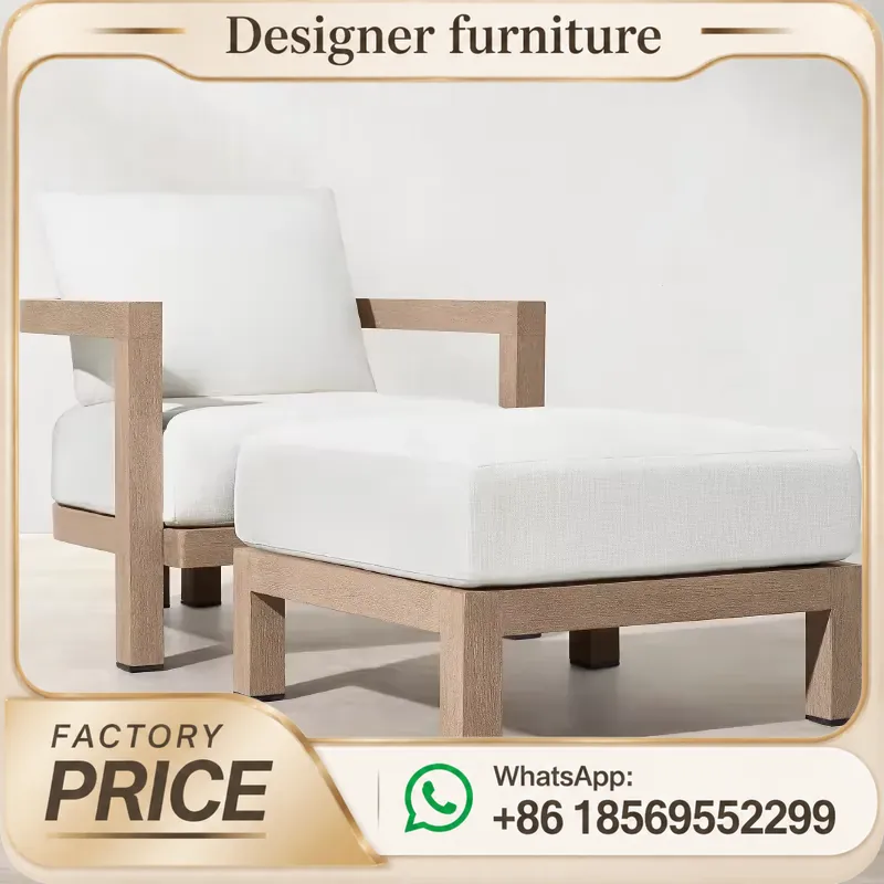 Conjunto de sofás de madera de - Outdoor Furniture Hotel reseña y precio