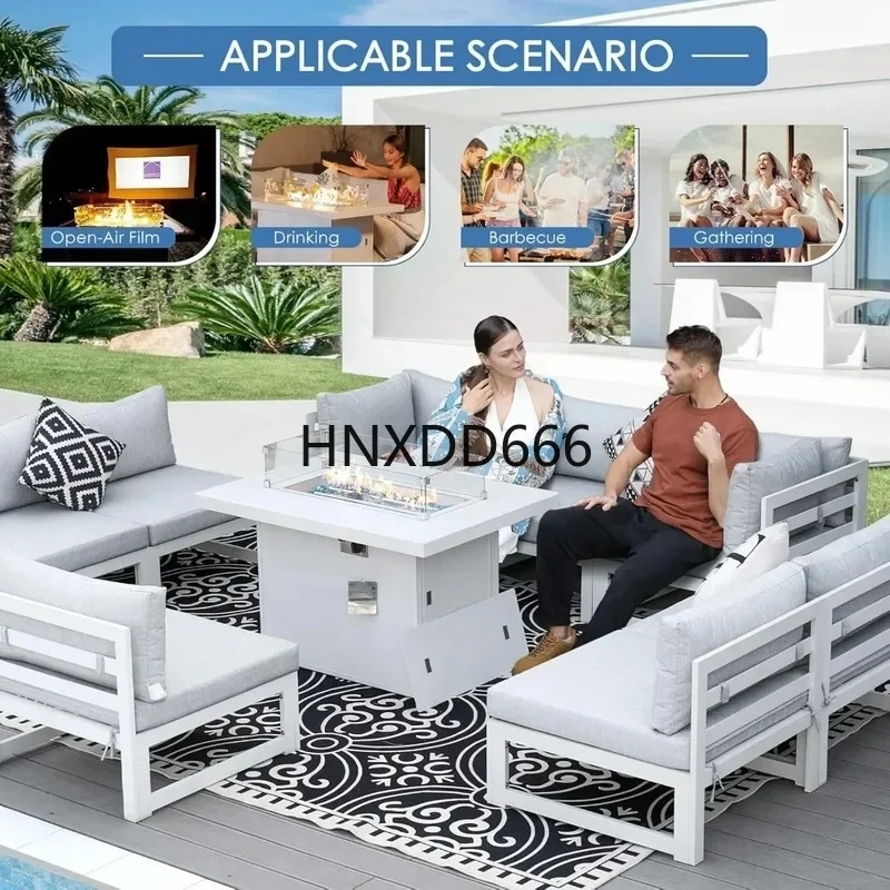Conjunto de conversación para  - Outdoor Furniture Fire Pit Set reseña y precio