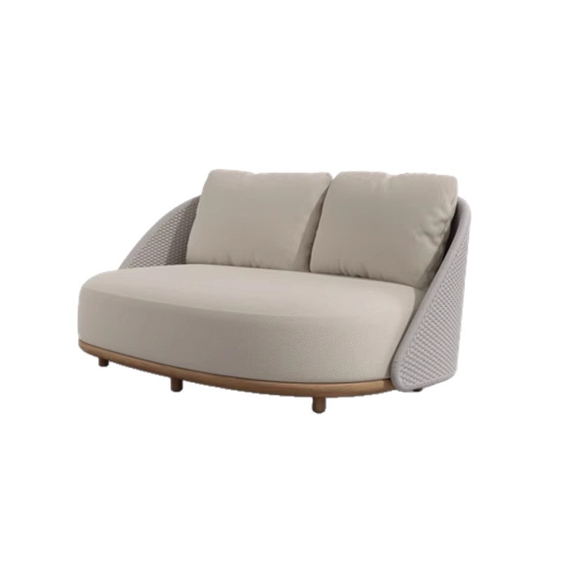 Sofá nórdico de teca para exte - Outdoor Furniture Hotel reseña y precio