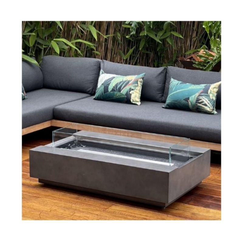 Chimenea de gas moderna de ace - Outdoor Furniture Fire Pit Set reseña y precio