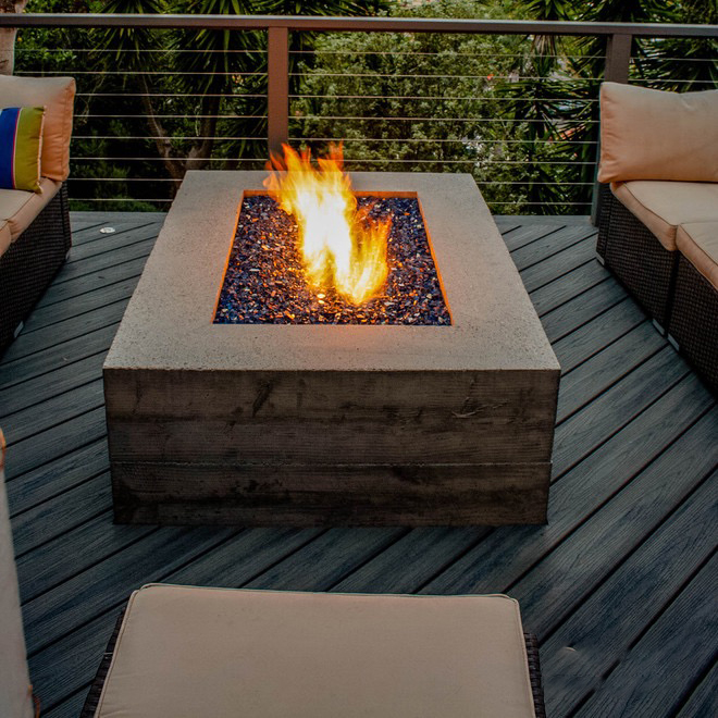 Chimenea de gas moderna de ace - Outdoor Furniture Fire Pit Set reseña y precio
