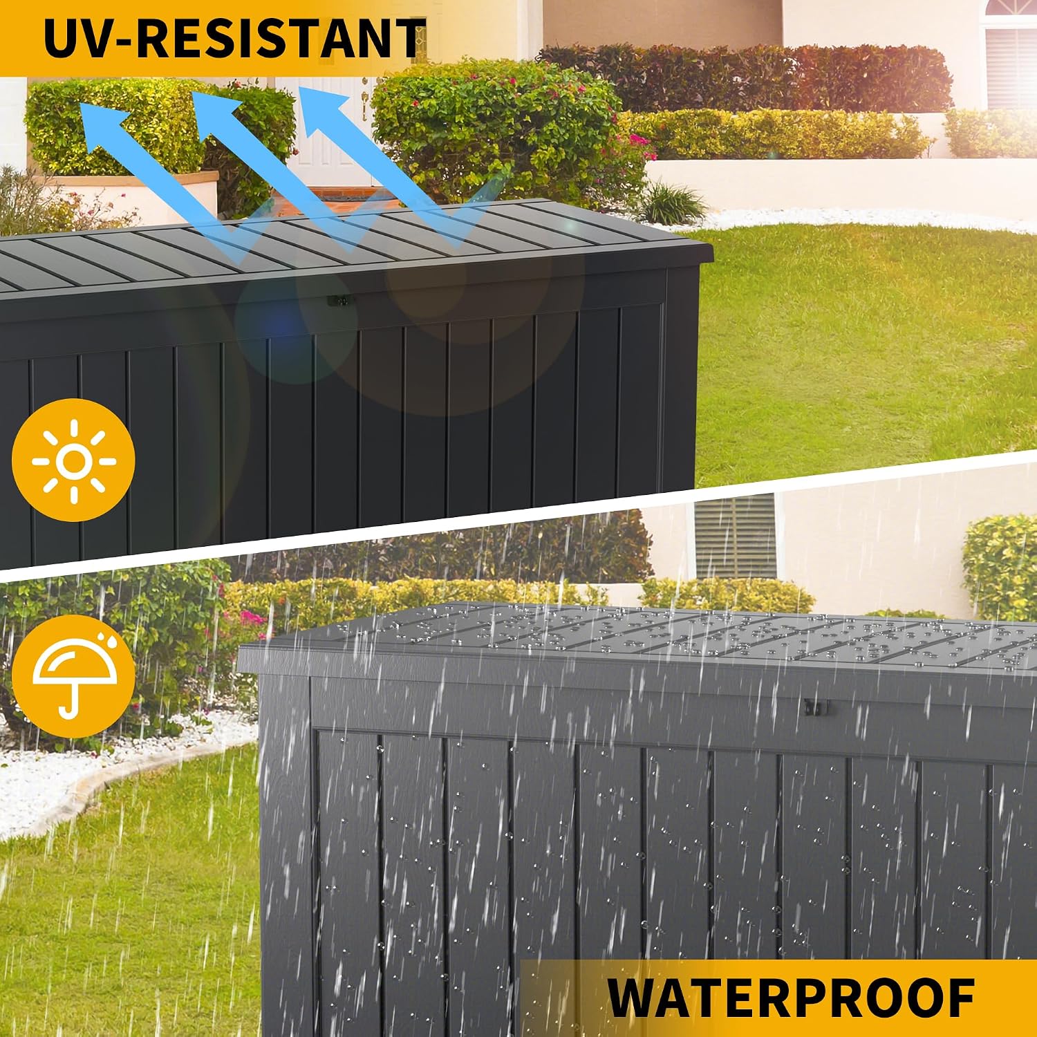 Caja de Almacenamiento Exterio - Outdoor Furniture With Storage For Cushions reseña y precio