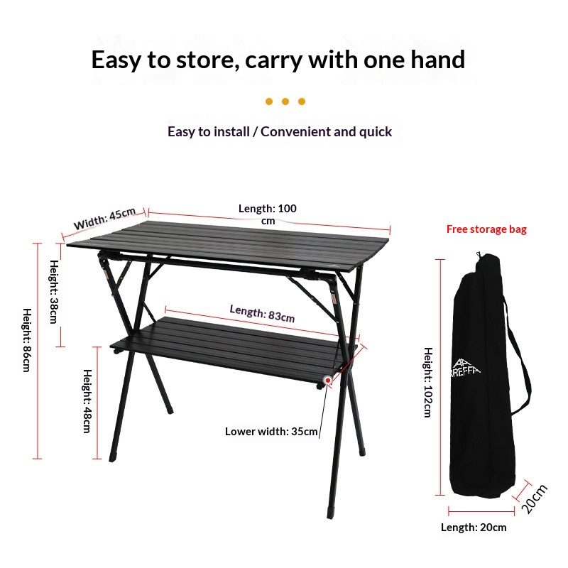 Mesa plegable resistente al ag - Outdoor Furniture Japanese Style reseña y precio