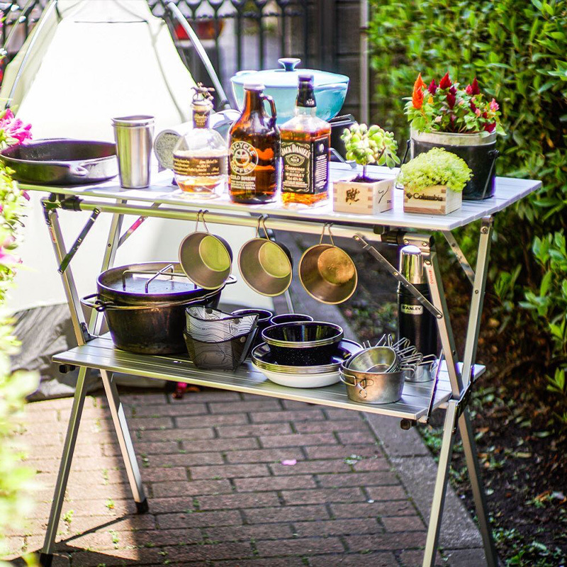 Mesa plegable resistente al ag - Outdoor Furniture Japanese Style reseña y precio