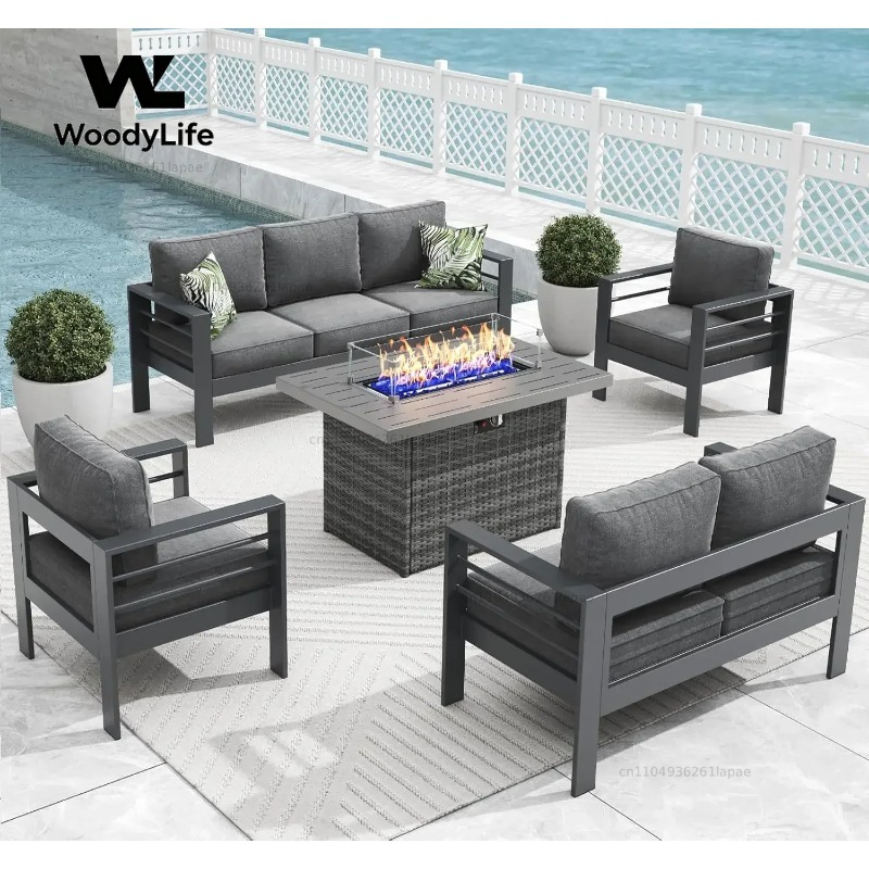 Juego de Muebles de Patio Mode - Outdoor Furniture Fire Pit Set reseña y precio