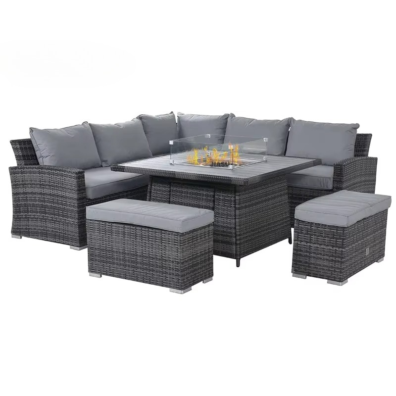 Muebles de Jardín Modernos de  - Outdoor Furniture Fire Pit Set reseña y precio