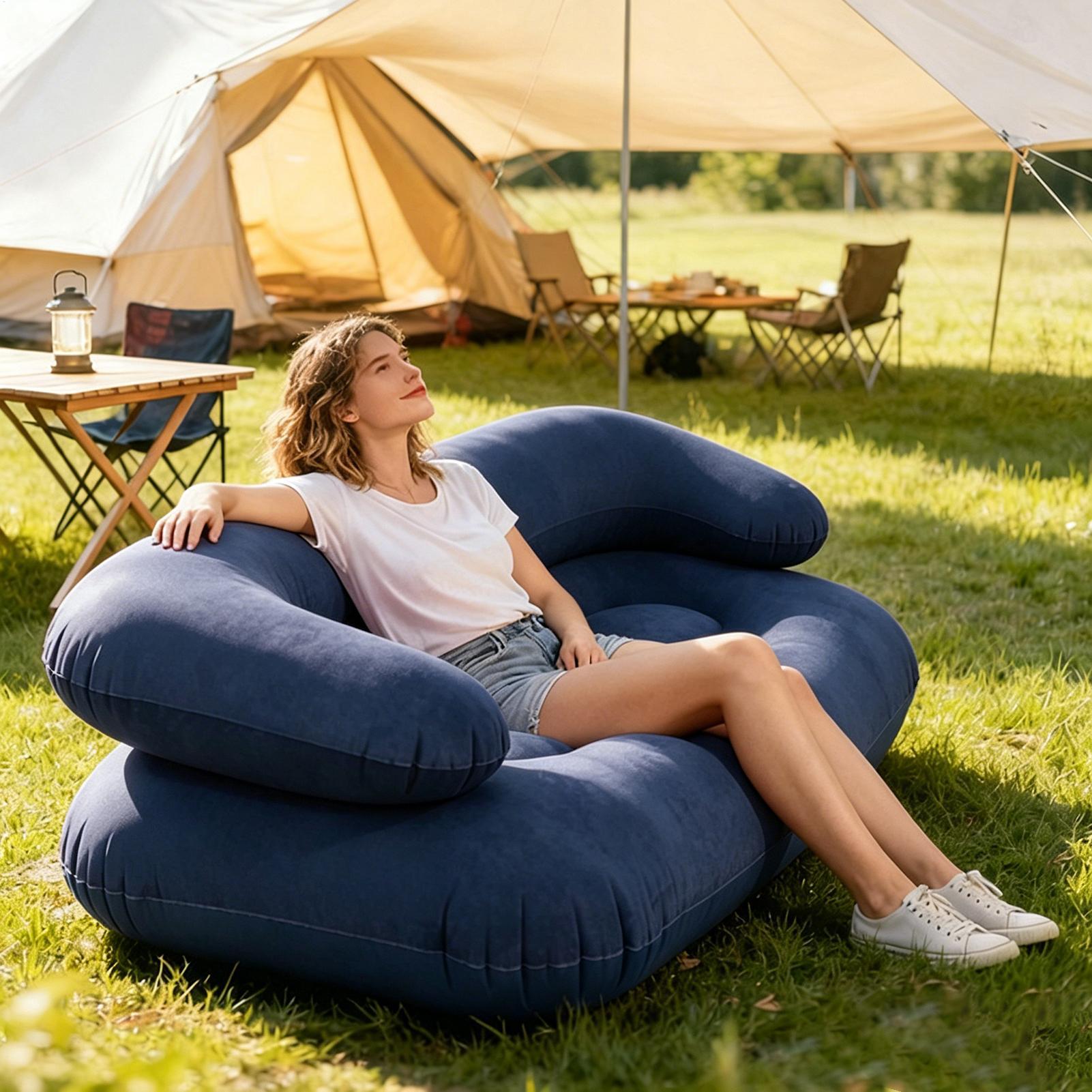 Sofá Inflable Doble de Dos Pla - Outdoor Furniture European reseña y precio