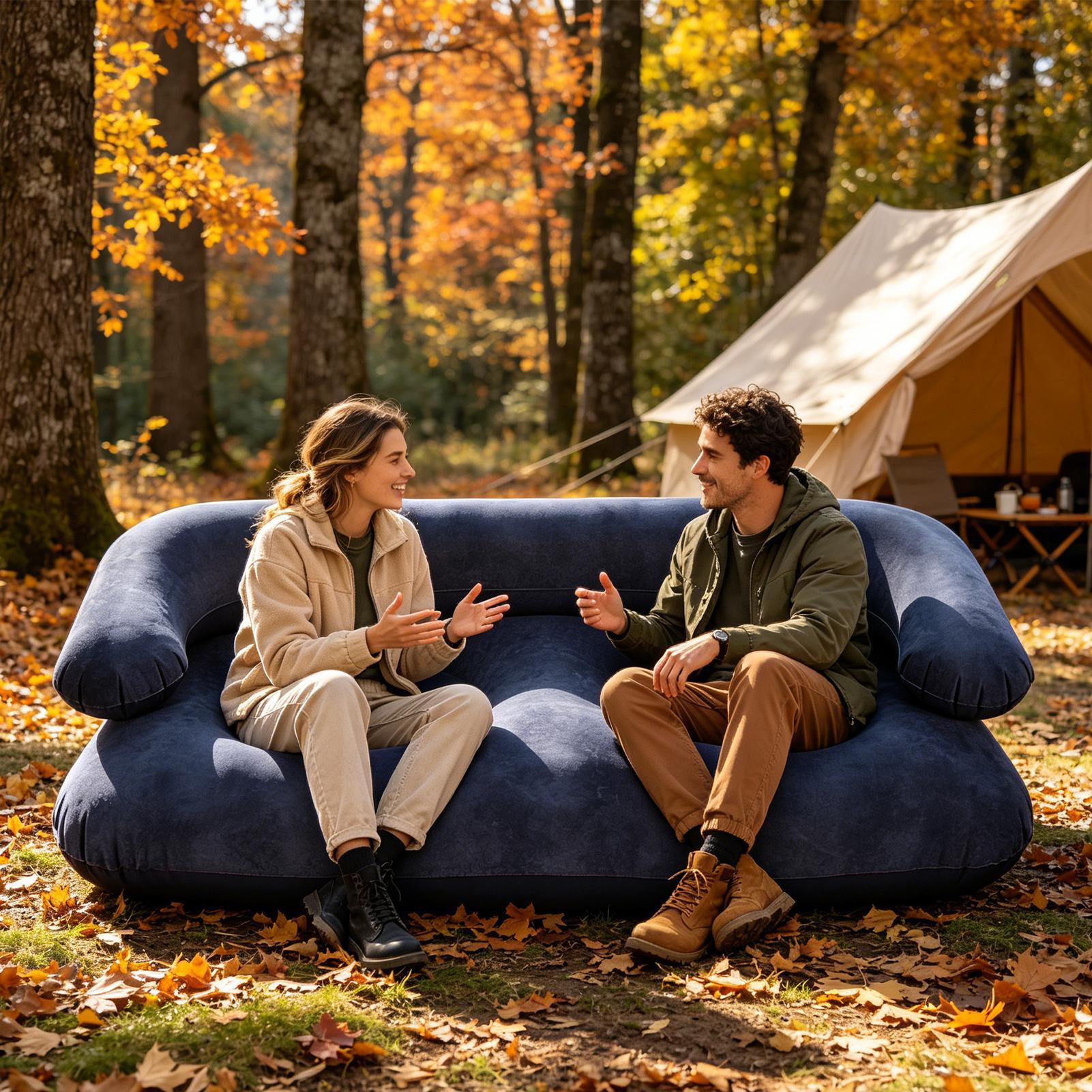 Sofá Inflable Doble de Dos Pla - Outdoor Furniture European reseña y precio