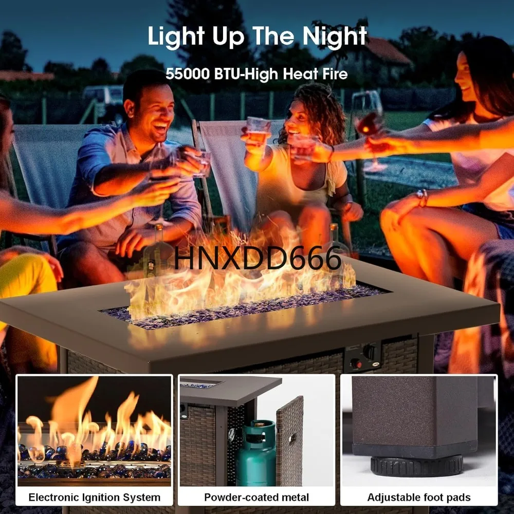 Conjunto de Muebles de Patio d - Outdoor Furniture Fire Pit Set reseña y precio