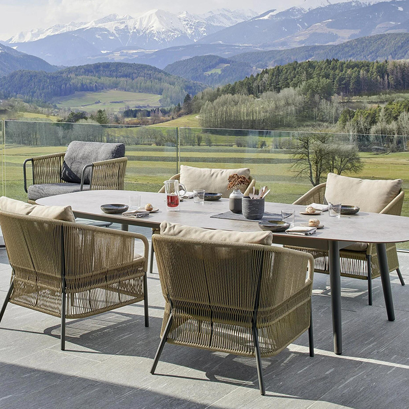 Sofá de exterior para patio, t - Outdoor Furniture Hotel reseña y precio