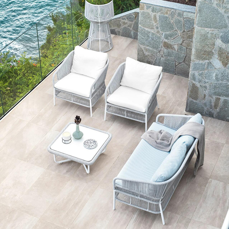 Sofá de exterior para patio, t - Outdoor Furniture Hotel reseña y precio