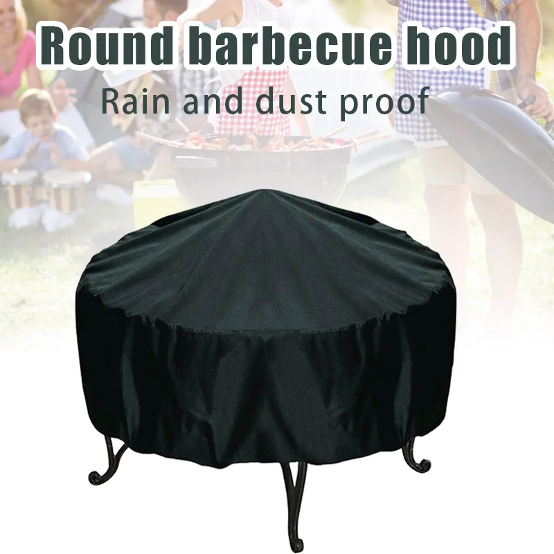 Cubierta redonda para fogón De - Outdoor Furniture Fire Pit Set reseña y precio