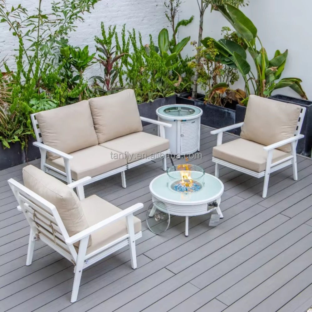 Conjunto de Muebles de Jardín  - Outdoor Furniture Fire Pit Set reseña y precio