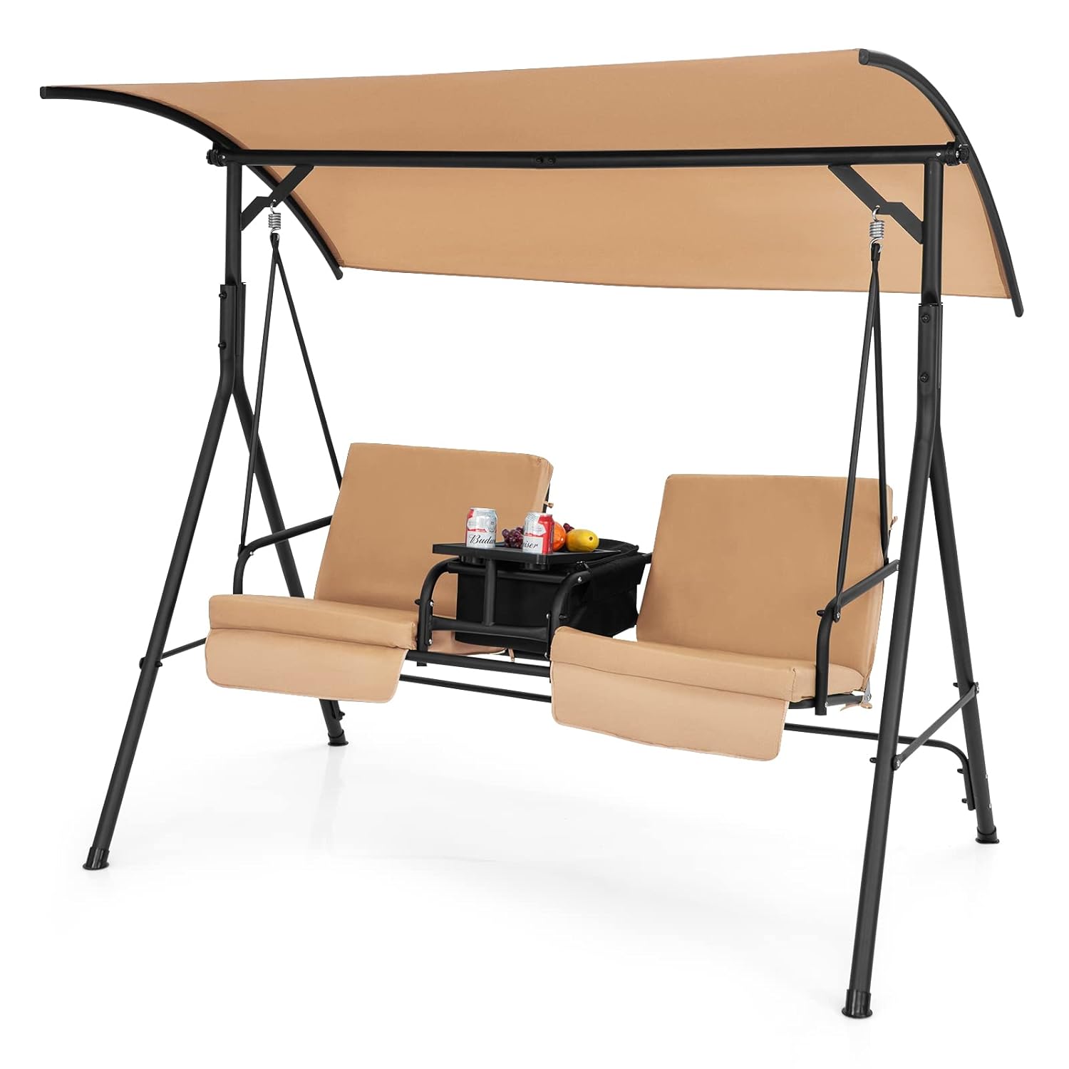 Columpio de porche para 2 pers - Outdoor Furniture With Storage For Cushions reseña y precio