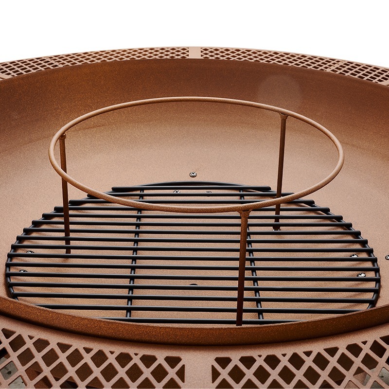 Brasero y Parrilla de Carbón d - Outdoor Furniture Fire Pit Set reseña y precio