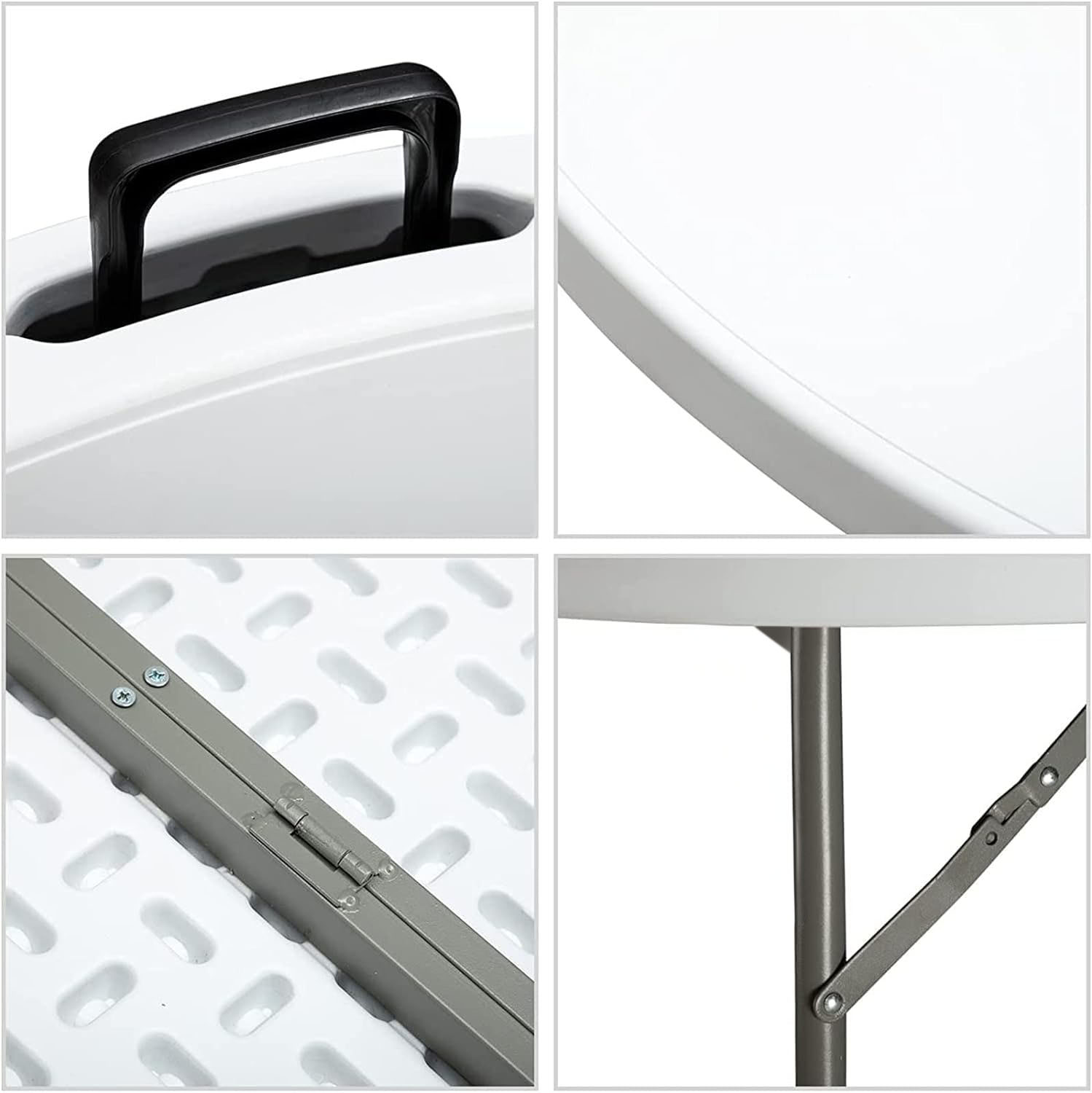 Mesa Redonda Plegable de Plást - Outdoor Furniture In Sale reseña y precio