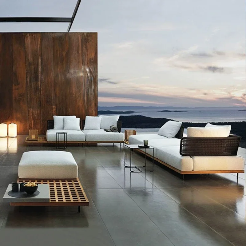 Sofás de jardín de teca sencil - Outdoor Furniture Japanese Style reseña y precio