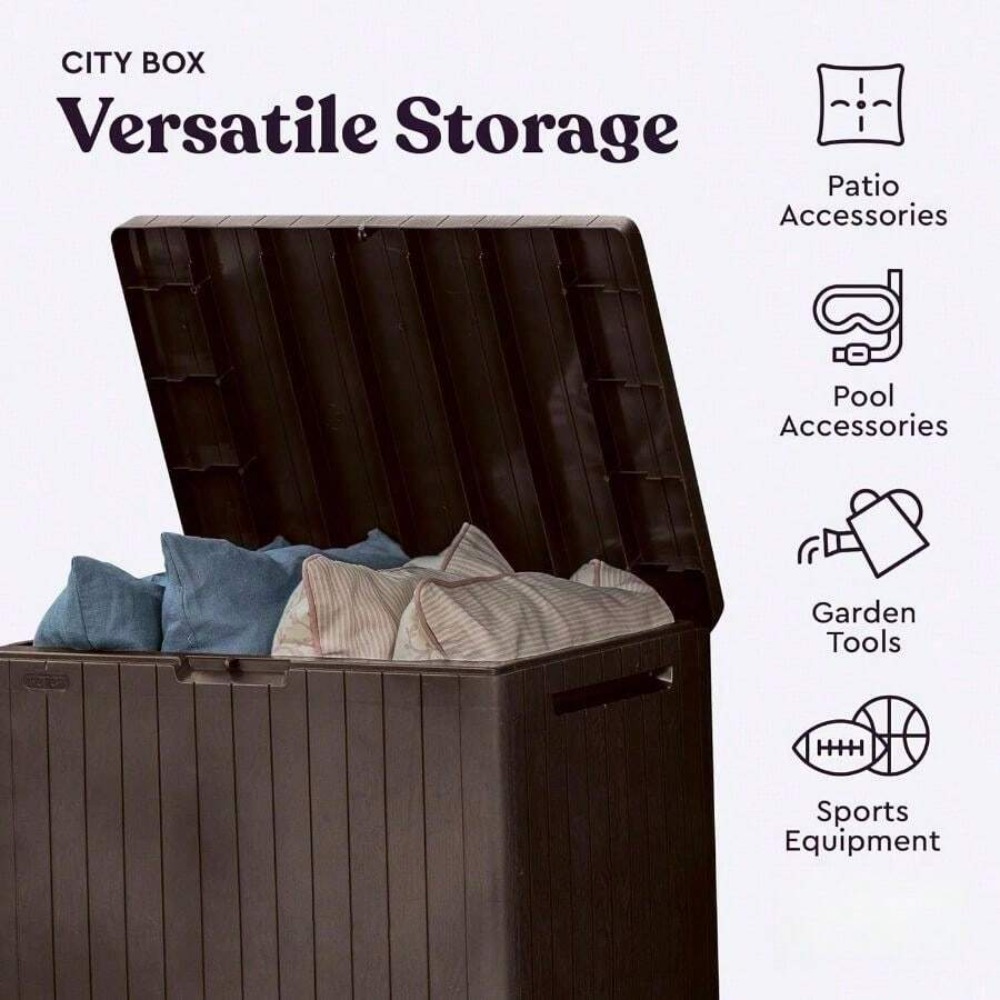 Caja de Almacenamiento Exterio - Outdoor Furniture With Storage For Cushions reseña y precio