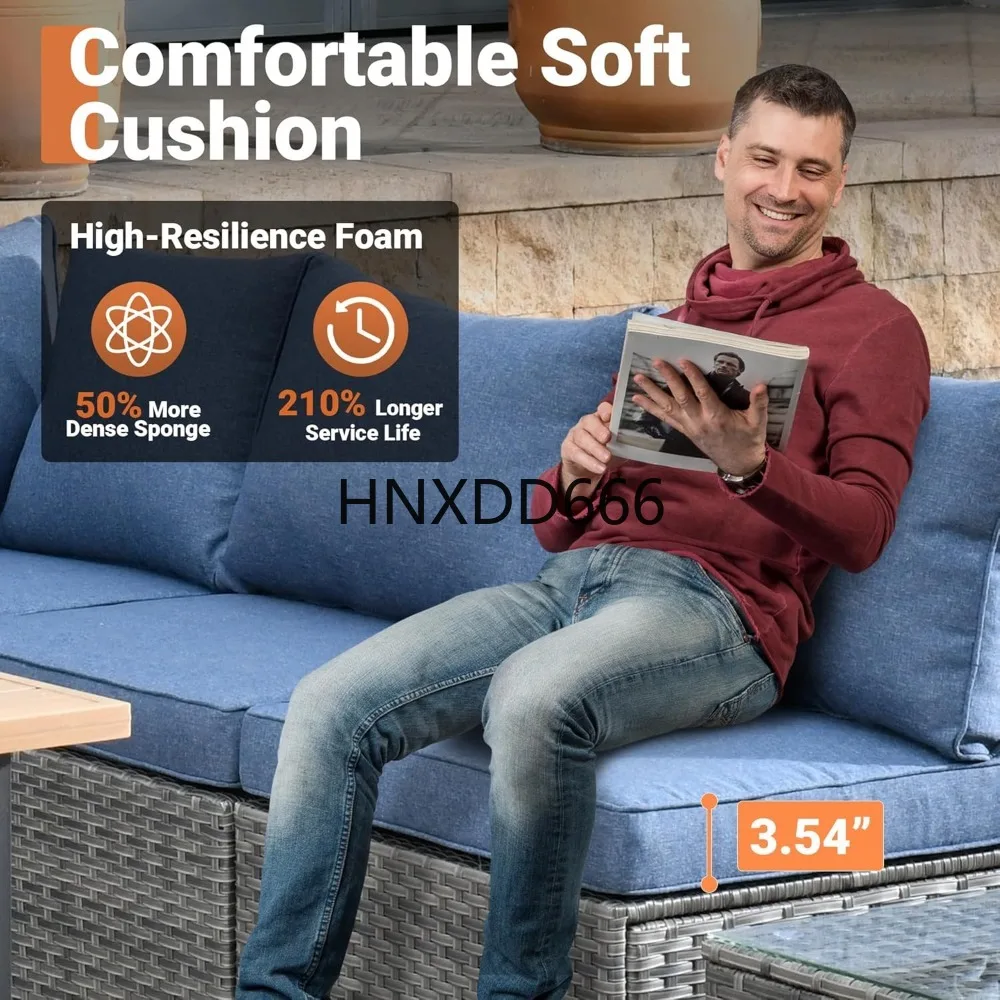 Conjunto de Muebles de Patio d - Outdoor Furniture Fire Pit Set reseña y precio