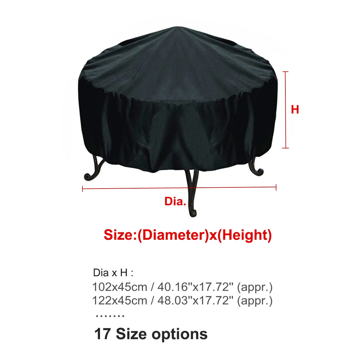Cubierta impermeable para fogo - Outdoor Furniture And Fire Pit reseña y precio