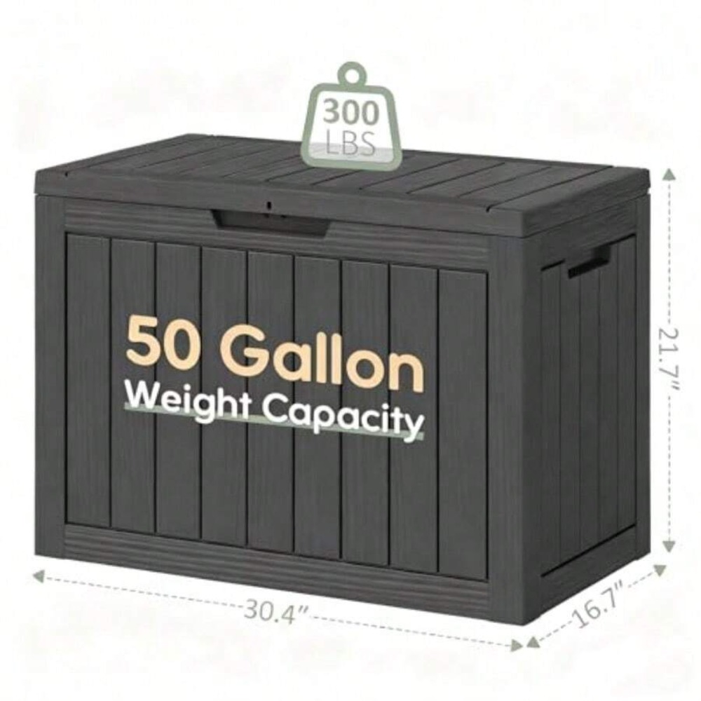 Caja de Almacenamiento Exterio - Outdoor Furniture With Storage For Cushions reseña y precio