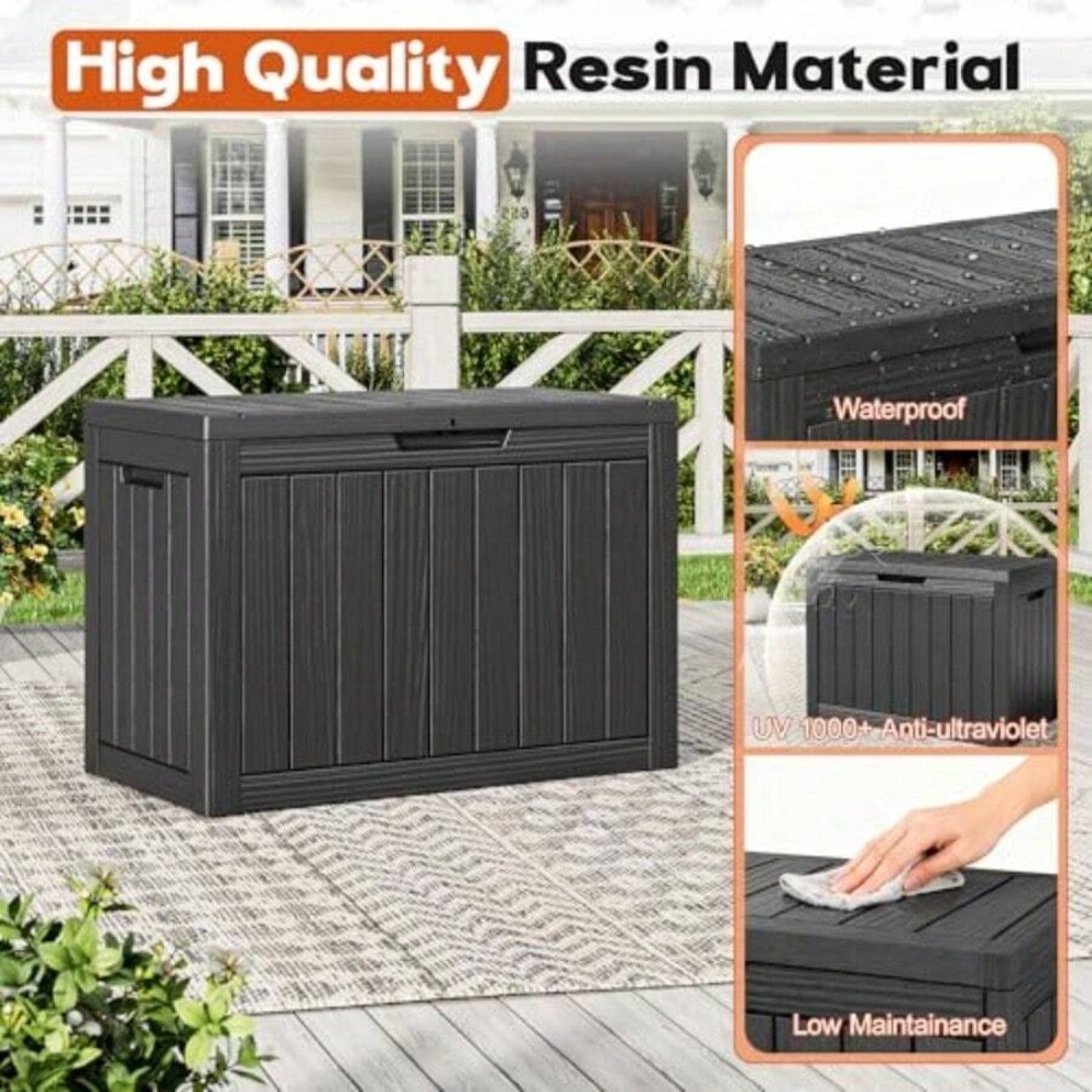 Caja de Almacenamiento Exterio - Outdoor Furniture With Storage For Cushions reseña y precio