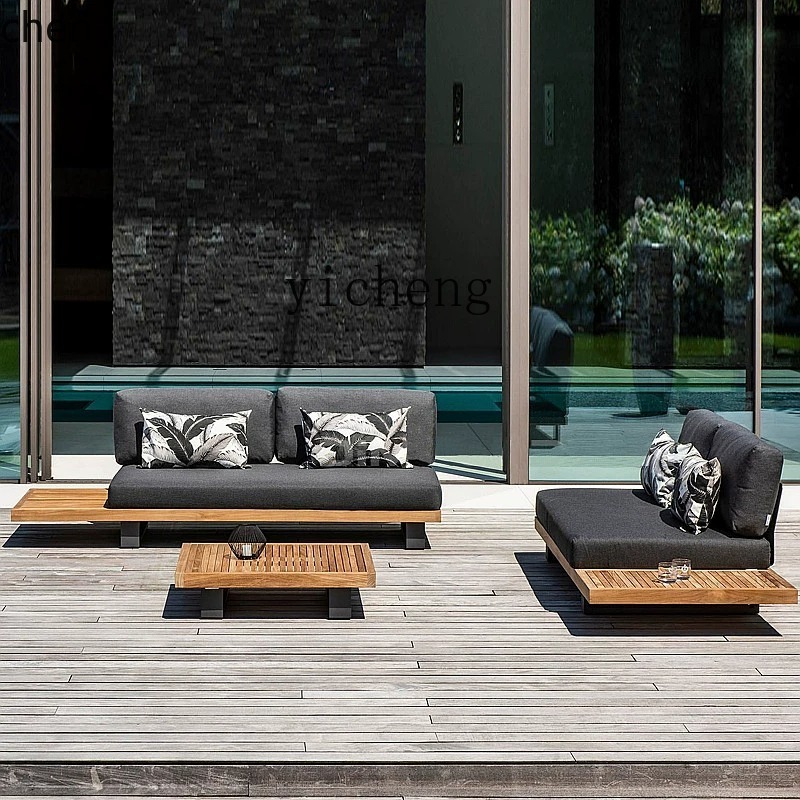 Sofá de teca para exteriores H - Outdoor Furniture Hotel reseña y precio