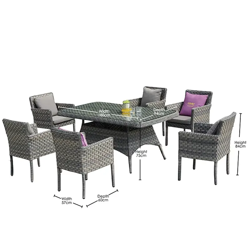 JUEGO DE MESA Y SILLAS DE COME - Outdoor Furniture Osmen reseña y precio