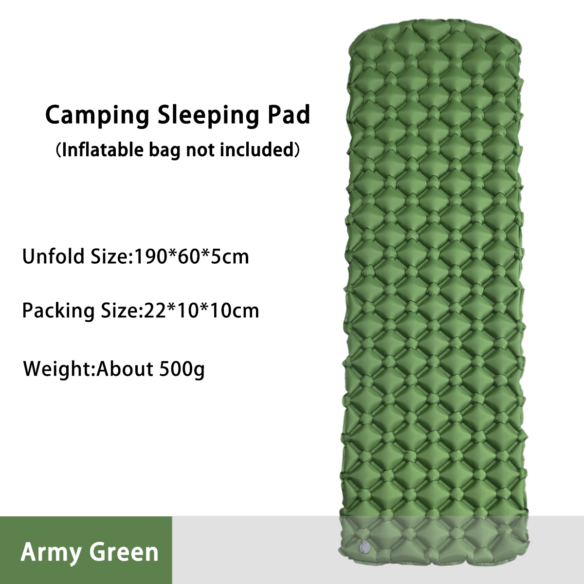 Colchón Inflable para Acampar, - Outdoor Furniture Pads reseña y precio